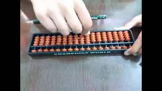 How to use Abacus with Right Hand.