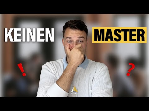Warum du als Ingenieur keinen Master machen solltest