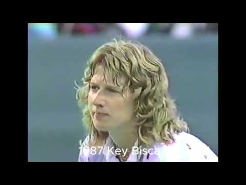 1987 Lipton International Steffi Graf vs Chris Evert  Championship Points
