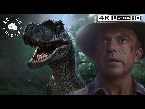 Raptor Attack In The Abandoned Lab | Jurassic Park III 4k HDR