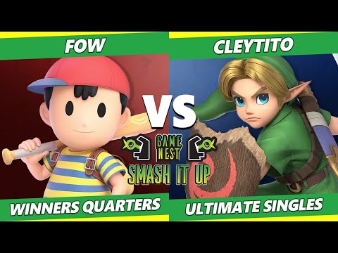 Smash It Up 22 Winners Quarters- FOW (Ness) Vs. Cleytito (Young Link) - SSBU Ultimate Tournament