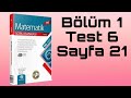 06) 2023 Bilgi Sarmal Tyt Mat Bölüm 1 Test 6 (sayfa 21)