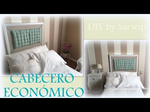 ✫ DIY ✫ Cómo hacer cabecero barato  || Cabecero cama de 90 por menos de 30€