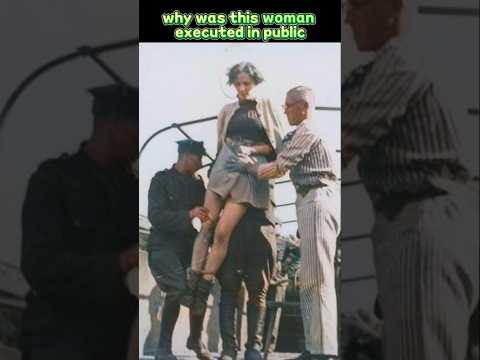 Why was this woman executed in public? Elisabeth Becker #history #ww2