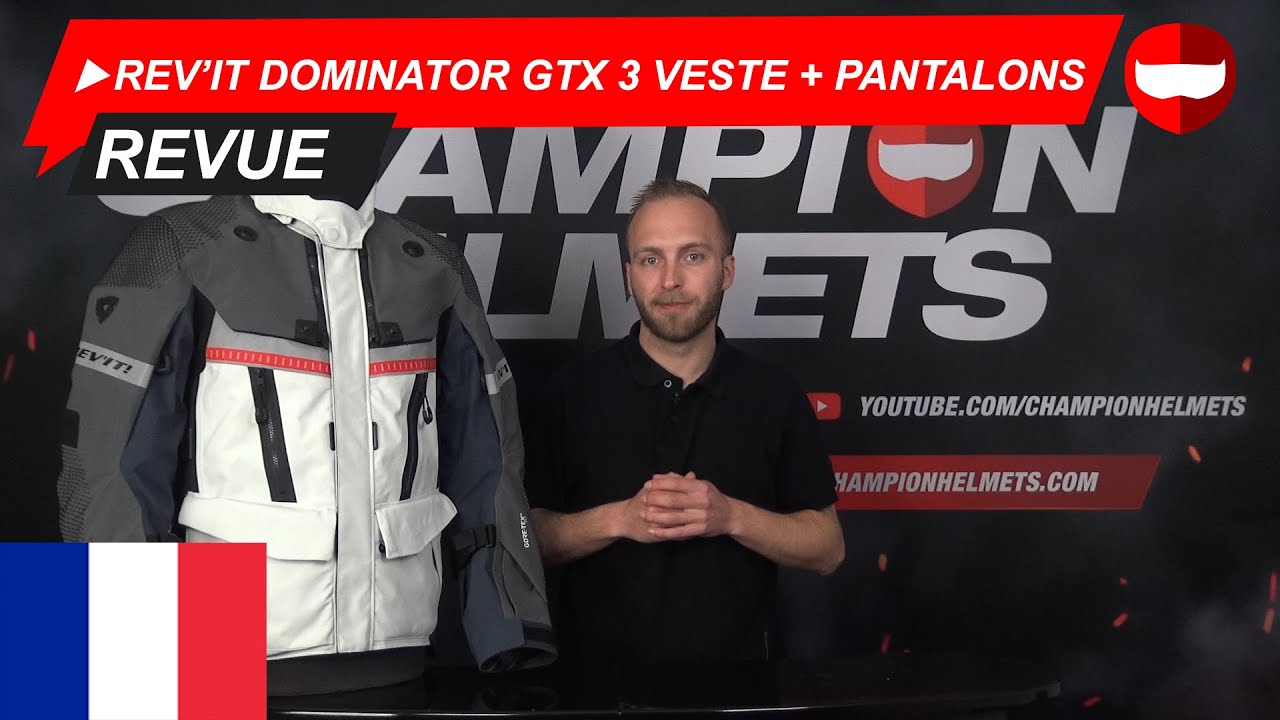 Pantalon Revit Dominator 3 GTX Silv-Blk 