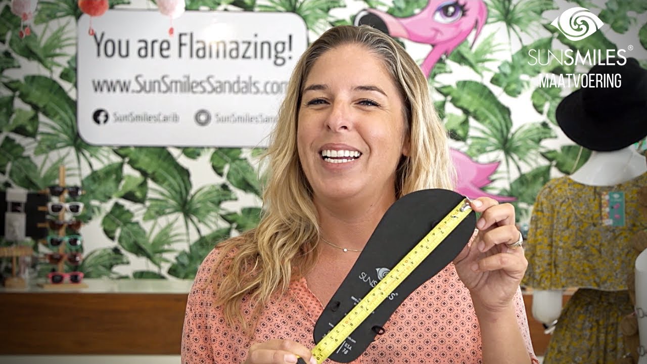 De juiste maat Lace-up sandalen van SunSmiles kiezen Bekijk hier hoe je de juiste maat kunt bepalen
