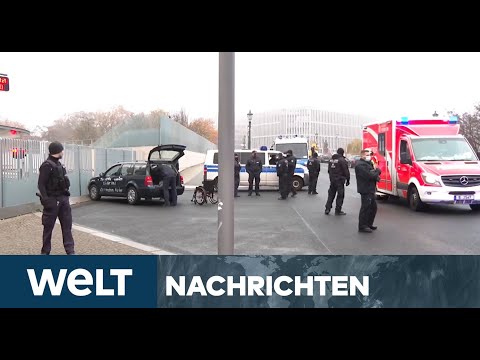 ANSPANNUNG IM KANZLERAMT: Protestaktion - Wird Merkel härtere Corona-Maßnahmen durchsetzen?