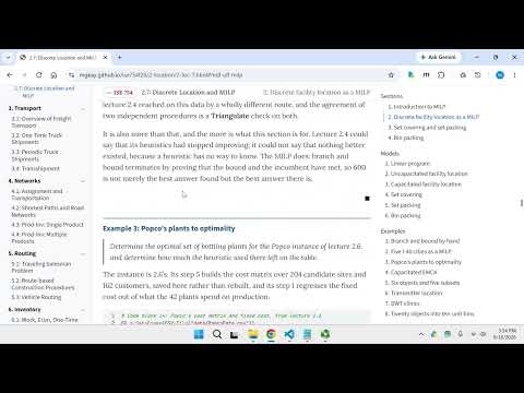 ISE 754 (Fall 2026) 2.7 Discrete Location and MILP
