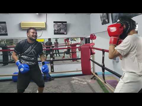 Boxing Spar with Leslie Round 2