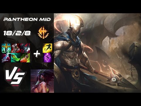 MID Pantheon vs Akali - NA Challenger Patch 14.24