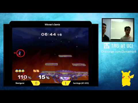 ZSB4 Winners Semis - Santiago (Fox) vs Sherigami (Sheik) - SSBM