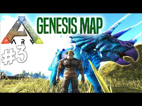 ARK Survival Evolved Dansk Ep 3 - TÆMMER LEGENDARY TRIKE! (Modded Ark Genesis/Eternal/Parados)