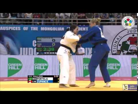 Judo 2014 Grand Prix Ulaanbaatar: Portela (BRA) - Zupancic (CAN) [-70kg] bronze