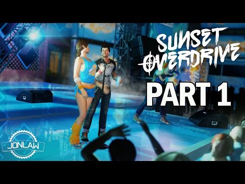 Sunset Overdrive Walkthrough Part 1 Horror Night - Let's Play Gameplay