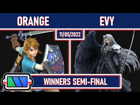 Charging Station | Orange (Link) vs Evy (Sephiroth) | Winners Semis | SSBU Ultimate Tournament