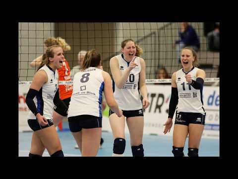 180331 Sliedrecht Sport Dames 1 - Regio Zwolle Volleybal Dames 1 (Foto's: Rick den Besten)