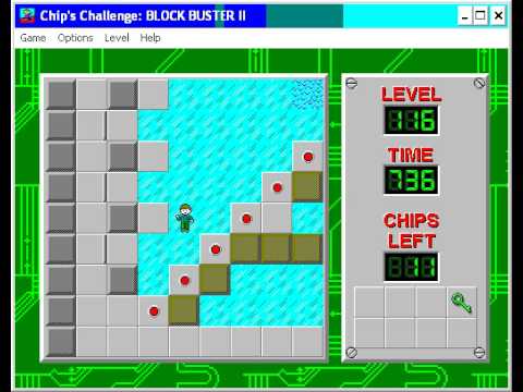 Chip's Challenge 1 Level 116 (Block Buster II) - 714 seconds
