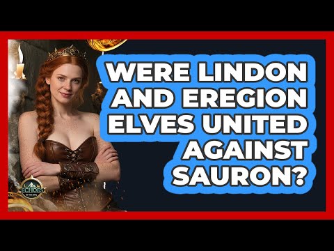 Were Lindon And Eregion Elves United Against Sauron? - Echoes Of The Ring