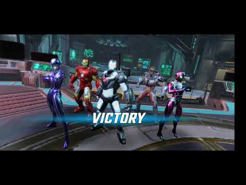War Offense - 399k Power Armor vs 548k Kree CM - Marvel Strike Force