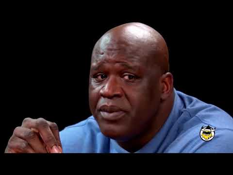 Shaq Tries A Wing on Hot Ones