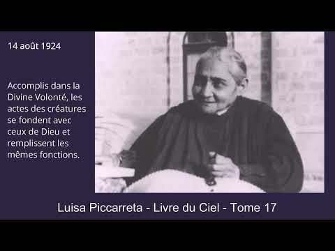 Volume 17 - 14-08-1924 - Accomplished in the Divine Vision, the acts of creatures merge with thos...