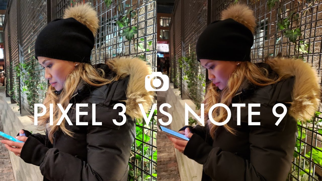 Note 9 vs Pixel 3 Camera Test - Toronto Christmas Market