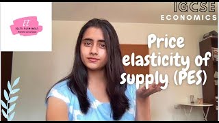 What is Price elasticity of supply (PES), Economics, IGCSE (READ Description Please)