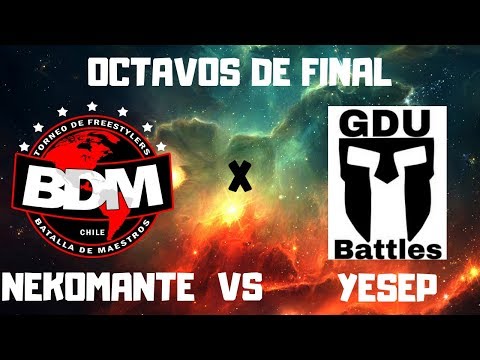NEKOMANTE VS YESEP/ 8VOS/ CLASIFICATORIA A BDM POR GDU/ 2K19
