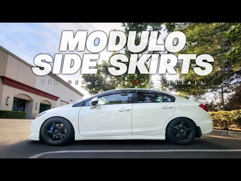 Best Sideskirts for the 9th Gen Civic Si - Modulo Sideskirts