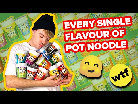 I Ate Every Single Flavour Of Pot Noodle