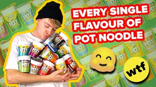 I Ate Every Single Flavour Of Pot Noodle