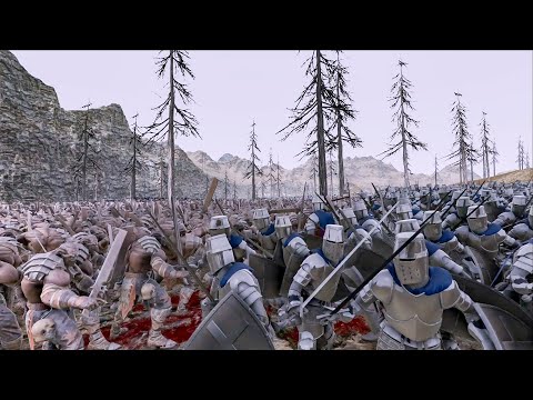 UEBS 2 | 10 000 Heavy Knights VS 20 000 Orcs | Ultimate Epic Battle Simulator 2 | UEBS 2
