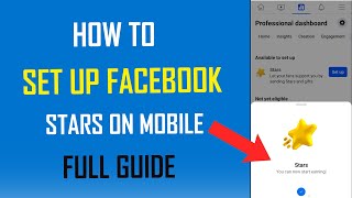how to set up facebook stars on mobile - Full Guide