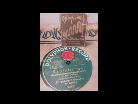 Polyphon-Orchester mit Gesang: "Radiofimmel" - Radiofunkenshimmyragtimefox