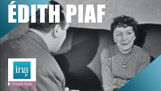 Interview with Edith Piaf in her home | INA Archive