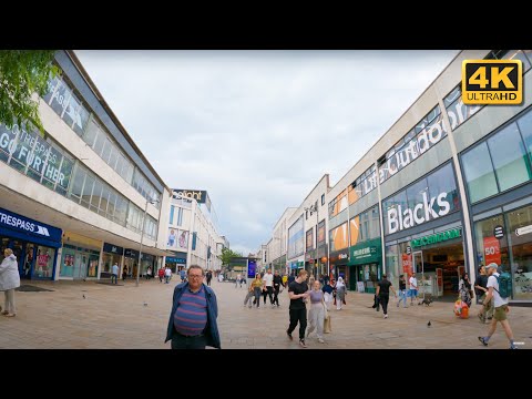 Sheffield City Centre | Sheffield | Walk | 4K
