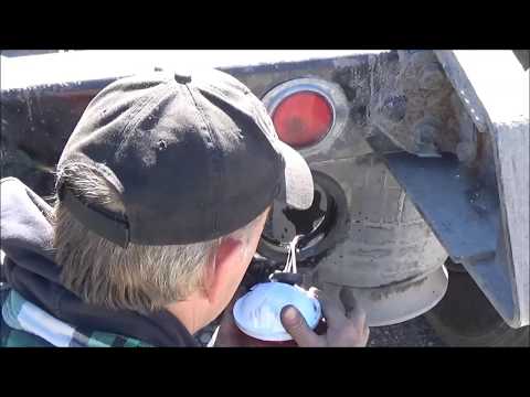 Repair brake and tail light wire harness on big truck