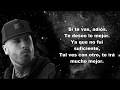 No Te Vayas - Nicky Jam (lyrics) (Álbum Fenix)