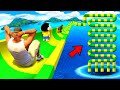 SHINCHAN AND FRANKLIN FOUND A CRAZY SERPENTINE ZIGZAG WATER SLIDE IN GTA 5