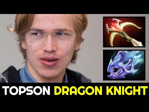 TOPSON Dragon Knight with Daedalus & Moon Shard Crazy Damage Build Dota 2