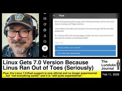 Linux Gets 7.0 Version Because Linus Ran Out of Toes (Seriously)