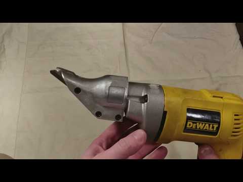 DeWalt DW890 18 Gauge Sheet Metal Shear Review