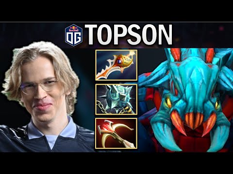 OG.TOPSON WEAVER WITH 27 KILLS - DOTA 2 7.30 GAMEPLAY