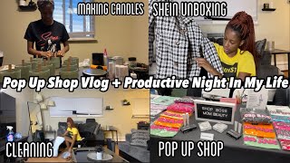 Productive Night In My Life | Cleaning | Making Candles | Shein Unboxing & More