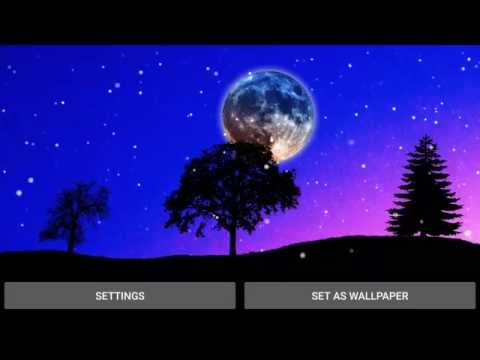 Night Sky Live Wallpaper Video