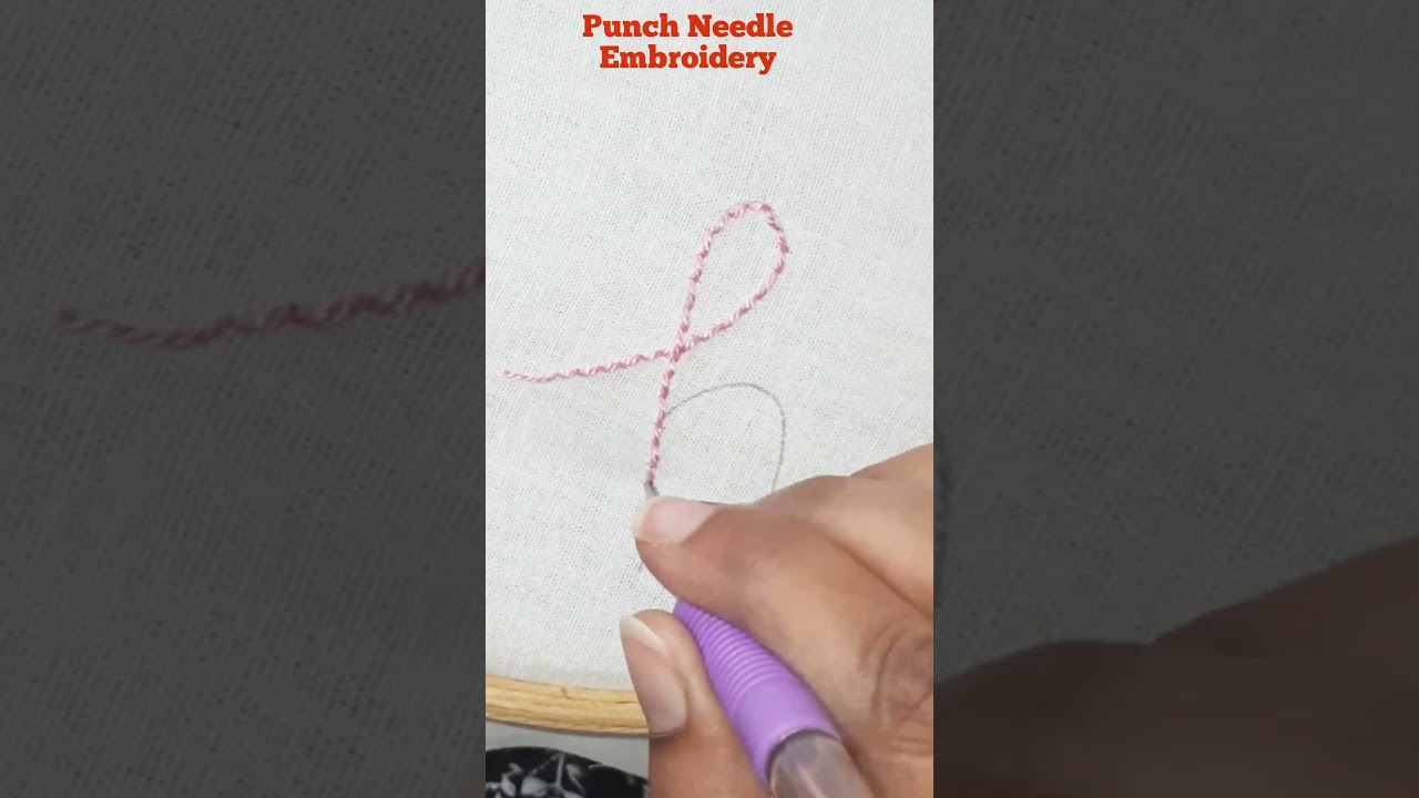 Alphabet Embroidery #embroideryforbeginners #embroidery #handembroidery #needle #art #punchneedle