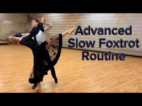 Advanced Slow Foxtrot Routine | Figure Names & Counts 
