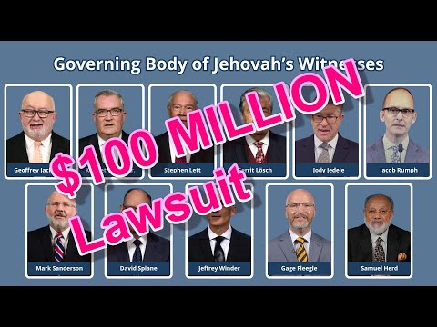 Horrific CSA Case- Governing Body- JW's- LAWSUIT for $100 MILLION