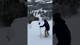 Uh oh #dork #snowboarding #ski #funny #snow #skier #magic #skiing #ouch #cool