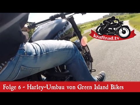 kraftrad.tv Folge 6 - Ein Harley Sportster Umbau aus dem Hause " Green Island Bikes "